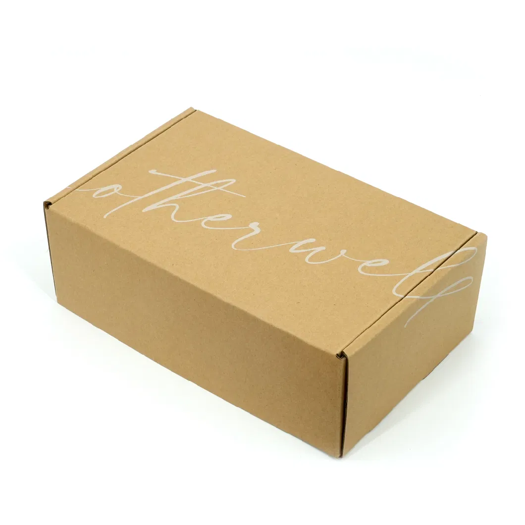 Custom Kraft E-Flute Cardboard Moving Corrugated Box Large Mailing Carton Shipping Box