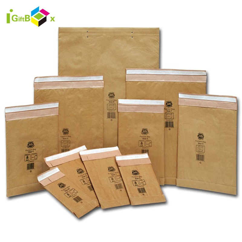 Simple Design Logo Printed Clothing Wrapping Paper Envelope Mail Bag Cardboard Envelope