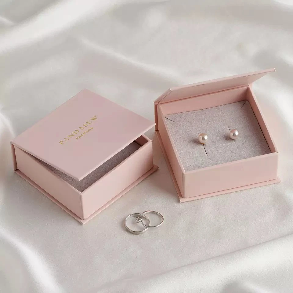 Custom Printed Custom Size Different Jewelry Paper Box Cardboard Drawer Sliding Jewelry Paper Packaging Box