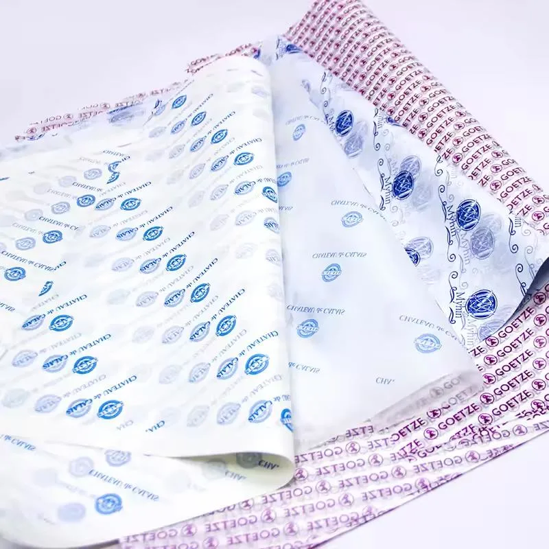 Custom Design Logo Printing Gift Wrapping Tissue Paper Colorful Clothing Packaging Tissue Paper