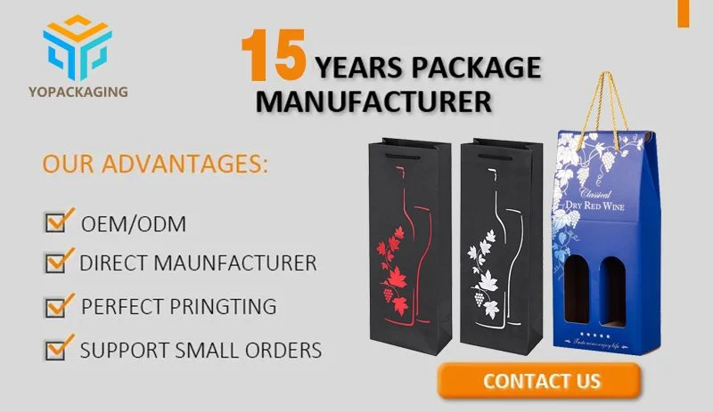 Custom Black Whisky Alcohol Drink Bottle Spirit Gift Wine Packaging Box