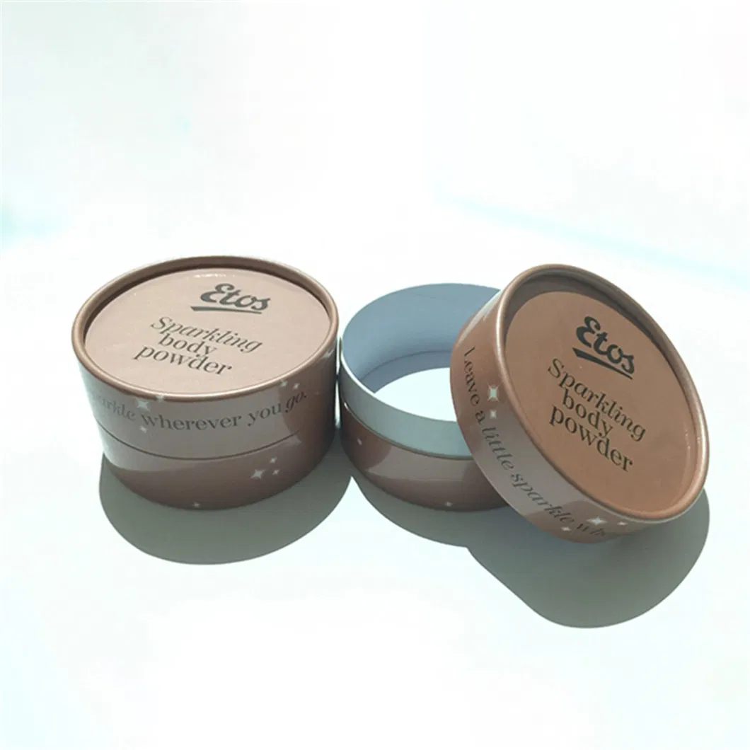 High Quality Wholesale Custom Cheap Firstsail Hair Care Essential Oil Hair Oil Glass Cylinder Packaging Tube Paper Pink Black Round Rigid Box