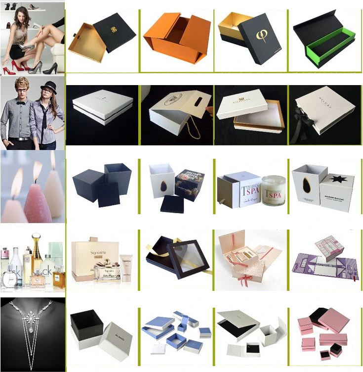 Luxurious Custom New Design Magnetic Book Shape Paper Box