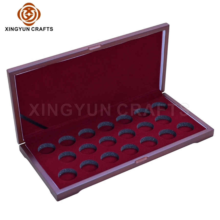 2023 New Personalized Wooden Jewelry Packaging Box Black Leather Travel Jewelry Collection Box Multi Jewelry Storage Case