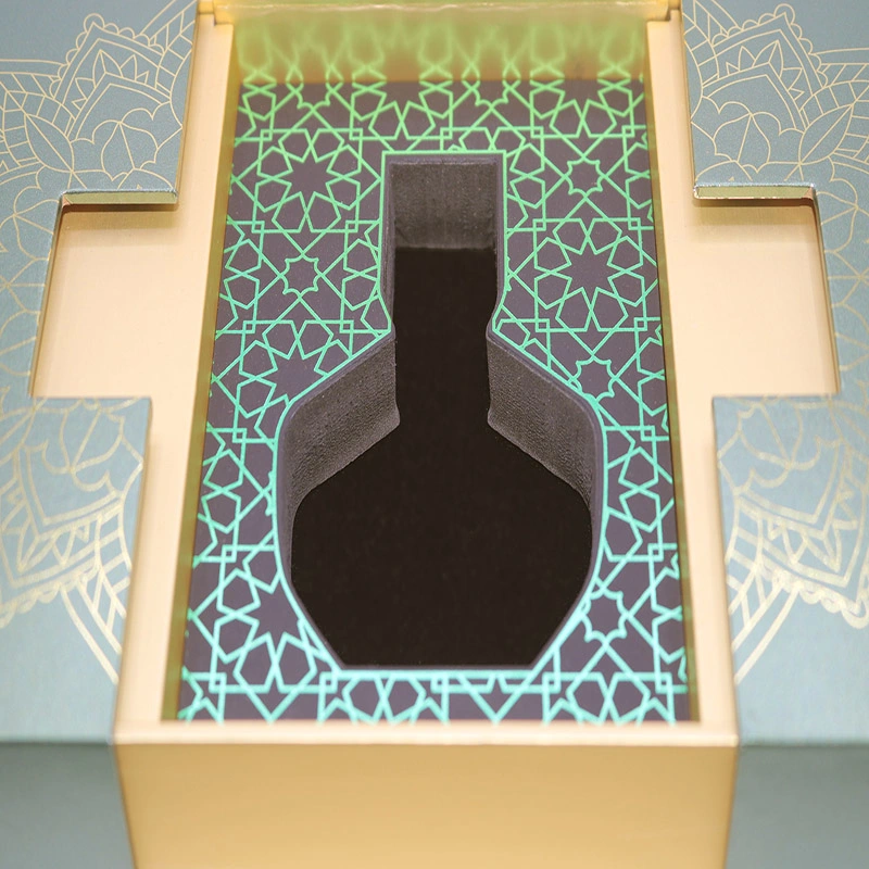 Luxury Wooden Boxes for Gift Personalized Reasonable Price Leather Perfume Rectangular Faux Leather Box