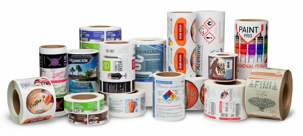 Carton Waterproof OEM Shanghai Label Sticker Self Adhesive Paper