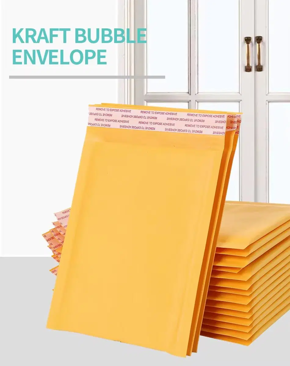 Kraft Paper Padded Envelope for Shirt Clothes Bubble Paper Mailer Cardboard Envelopes for Clothes