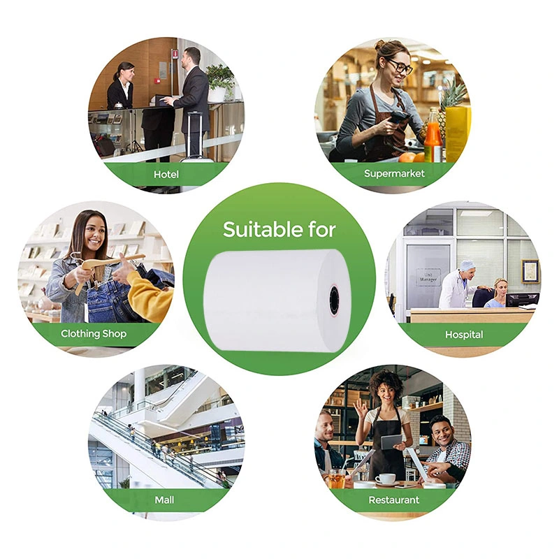 Wholesale Barcode Thermal Paper Self Adhesive Direct Label Thermal Sticker Roll