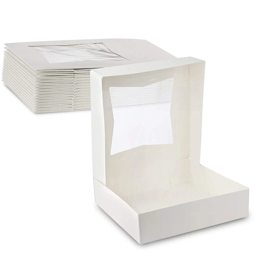 Wholesale Custom Cake Box Pink Cake Boxes in Bulk Cake Box with Window
