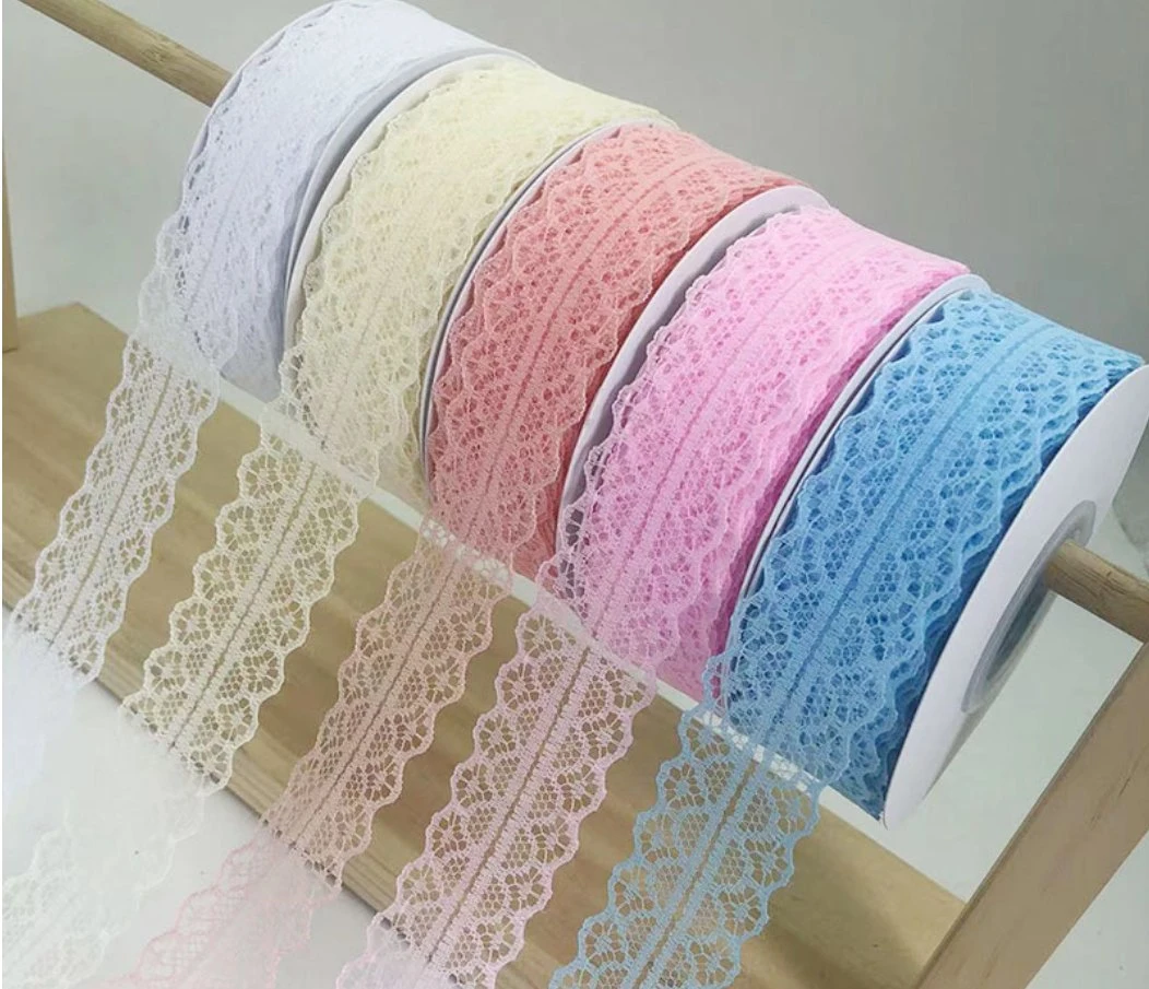 Manufacturers Wholesale 3cm Lace Ribbon Baking Cake Wedding Decoration Accessories Decorative Ribbon Packing Tape