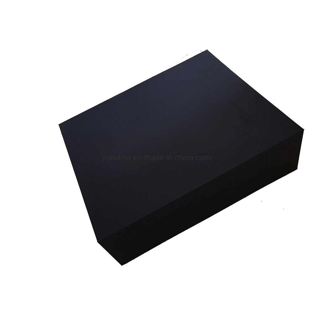 Book Shape Luxury Magnetic Black Cardboard Gift Foldable Box with Magnet Closure