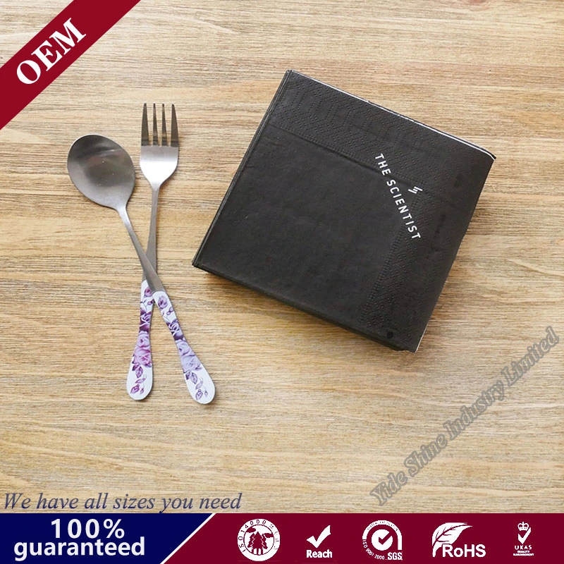 Black Napkins Tissue Paper for Restaurants
