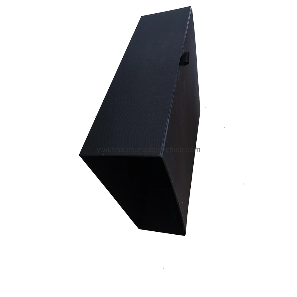 Book Shape Luxury Magnetic Black Cardboard Gift Foldable Box with Magnet Closure