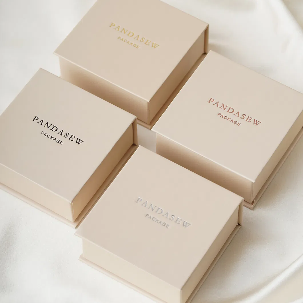 Pandasew 8*8*3.5cm Paper Box Custom Bracelets Watch with Pillow Personalized Logo Jewelrybox