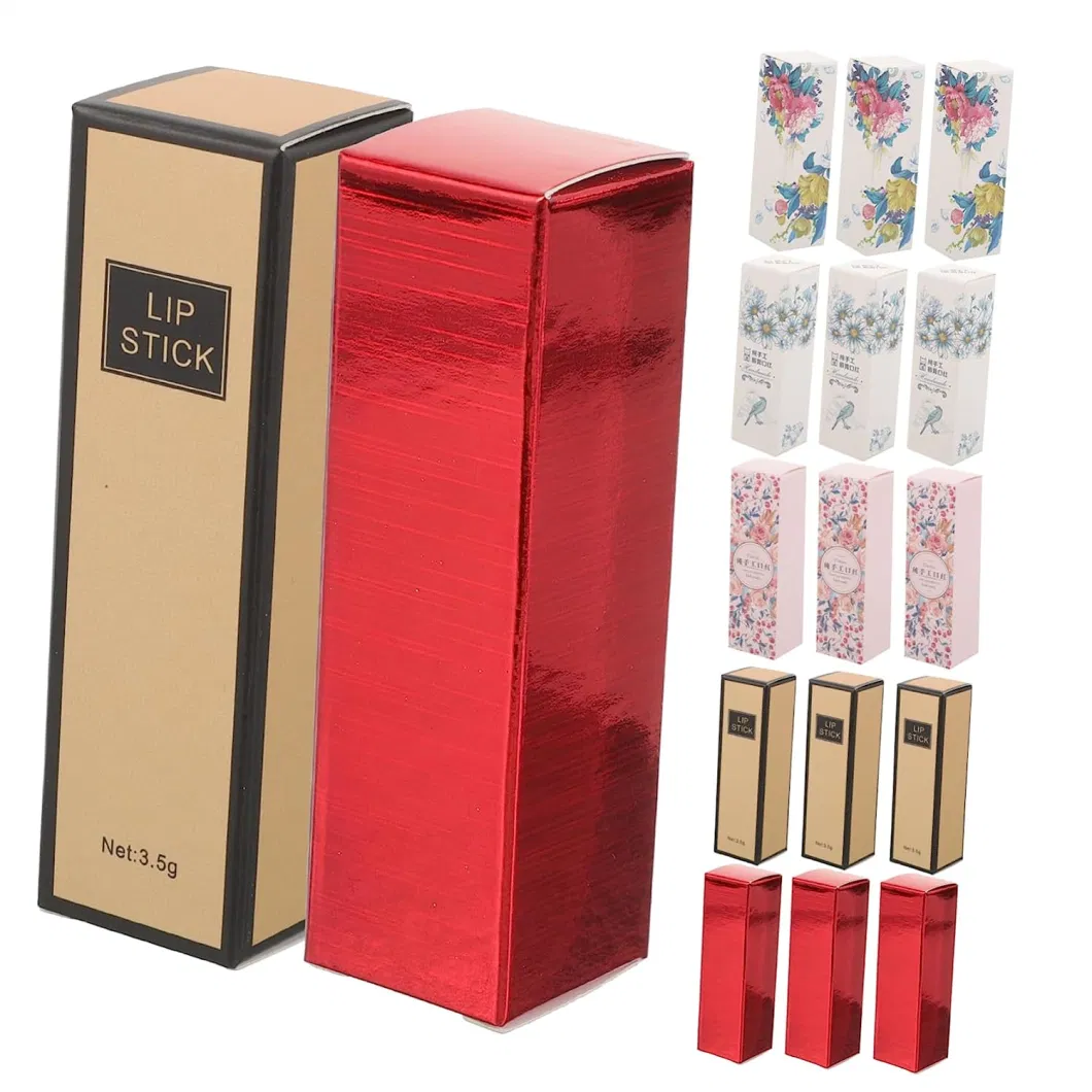 Custom Design Packing Box for Gifts Bulk Lip Gloss Paper Lipstick Box Tube Packaging Box