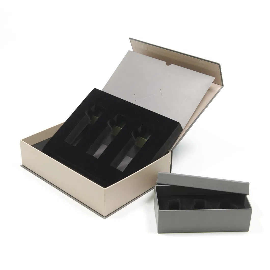 Men′s Birthday Box Set for Jewelry Watch with Magnetic Lid Rigid Gift Boxes