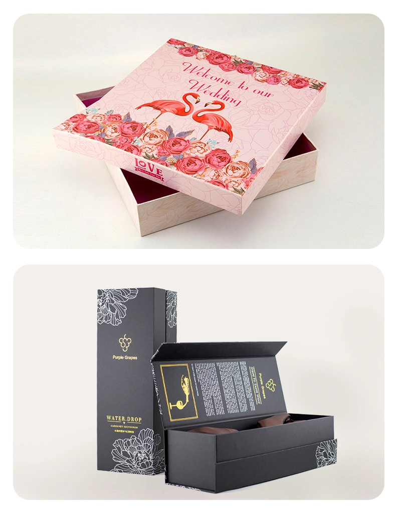 Custom Luxury Paper Magnet Stamp Folding Bracelet Paper Gift Box for Jewelry Packing Boxes