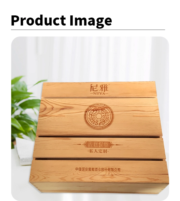 Box Wooden Wine Box Gift Atmosphere Boutique Box General Purpose