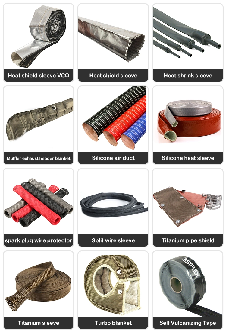Aluminum Plug Wire Sheath Fiberglass Black Paper PVC Thermal Protection Warm Cold Hot Air Duct Expandable Paper Kraft PVC High Temperature Bellows