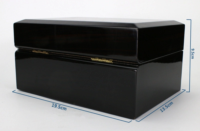 Custom Logo Watch Box Black Lacquered Watch Box Personalized Wooden Watch Box for Sale