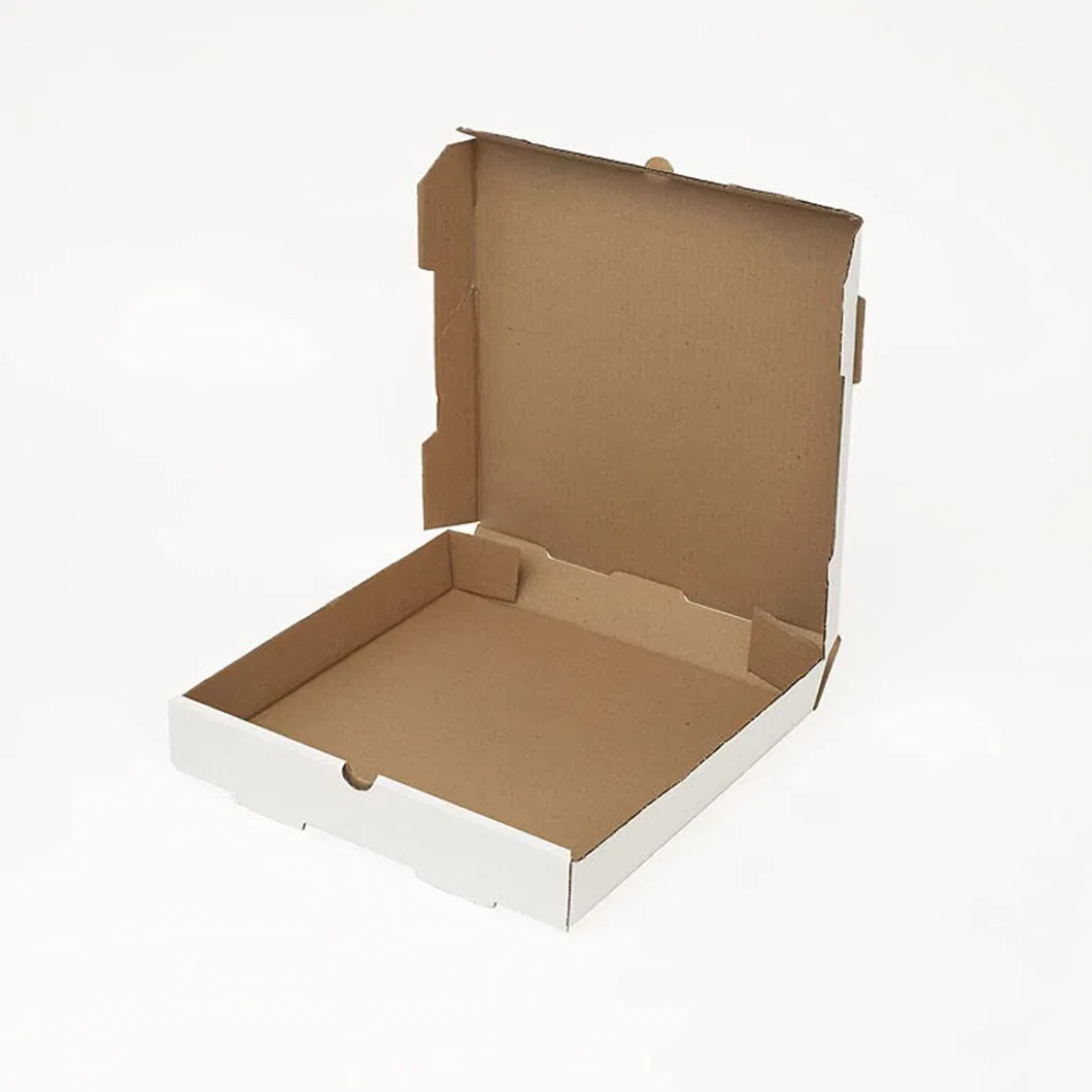 Custom Logo Printed Brown Kraft Paper Pizza Box Food Packaging