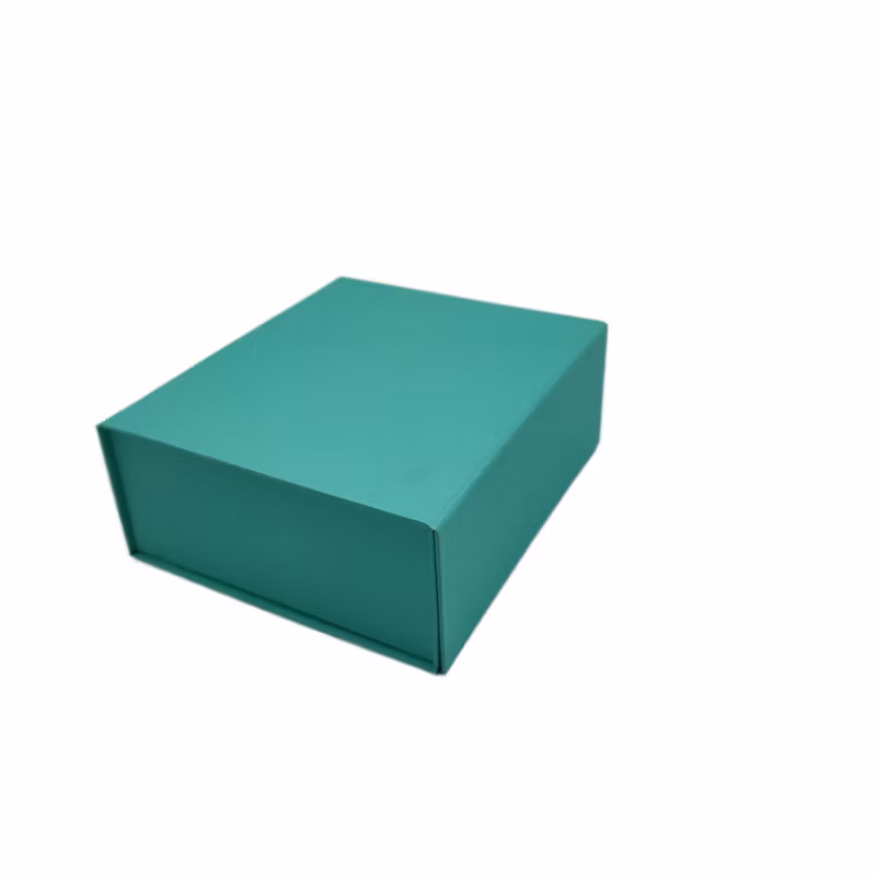 Book Style Paper Gift Box with Ribbon Closure, China Wholesale Custom Logo Printed Paper Packaging Carton Box