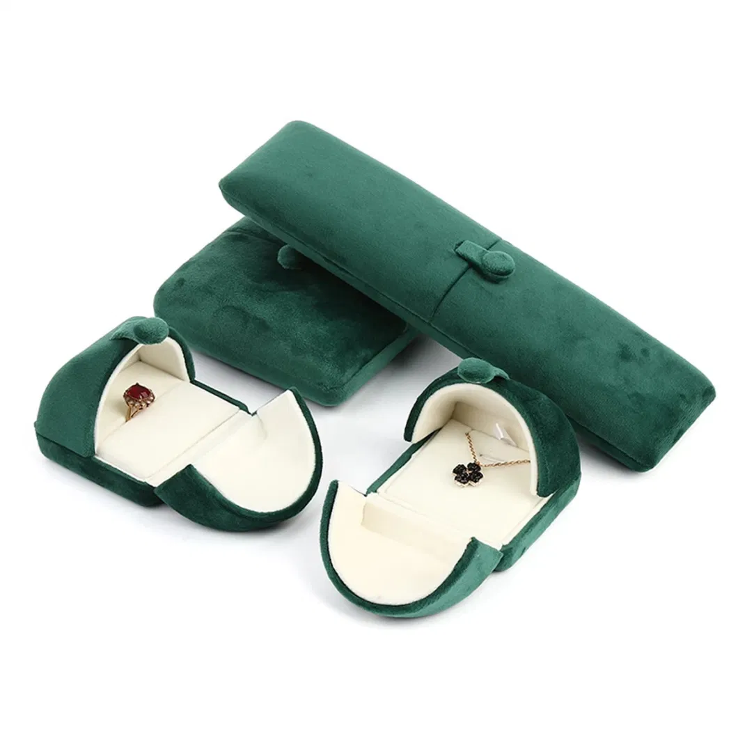 Luxurious Velvet Jewelry Box with Unique Design