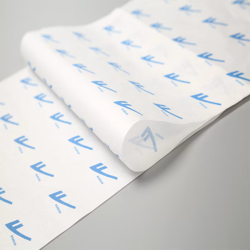 Custom Gold/Silver/Black Brand Logo Printing Gift Wrapping Tissue Paper for Gift/Cloth Packaging