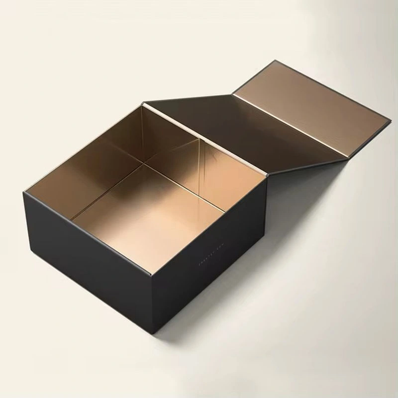 Customized Closure Foldable Magnetic Lid Clamshell Luxury Gift Cardboard Box