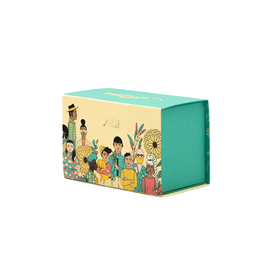 Innovative Magnetic Closure Gift Box Crafted From Sturdy Cardstock for Personalized Festive Gifting
