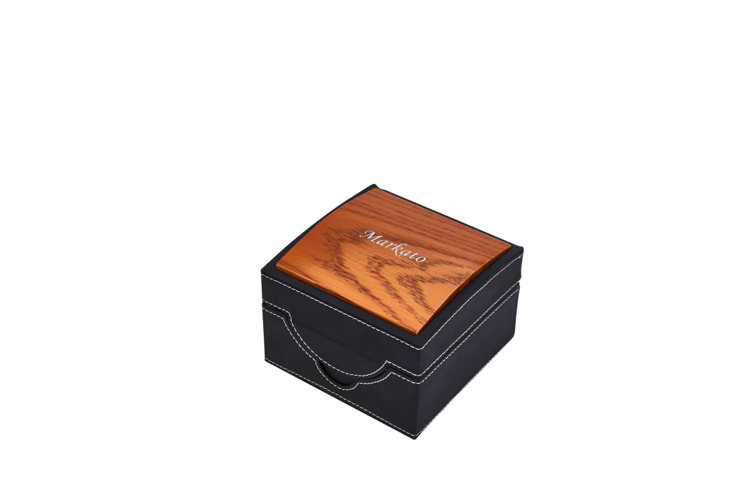 Leather Personalized Luxury Packaging Display Gift Storage Wooden Watch Jewelry Box