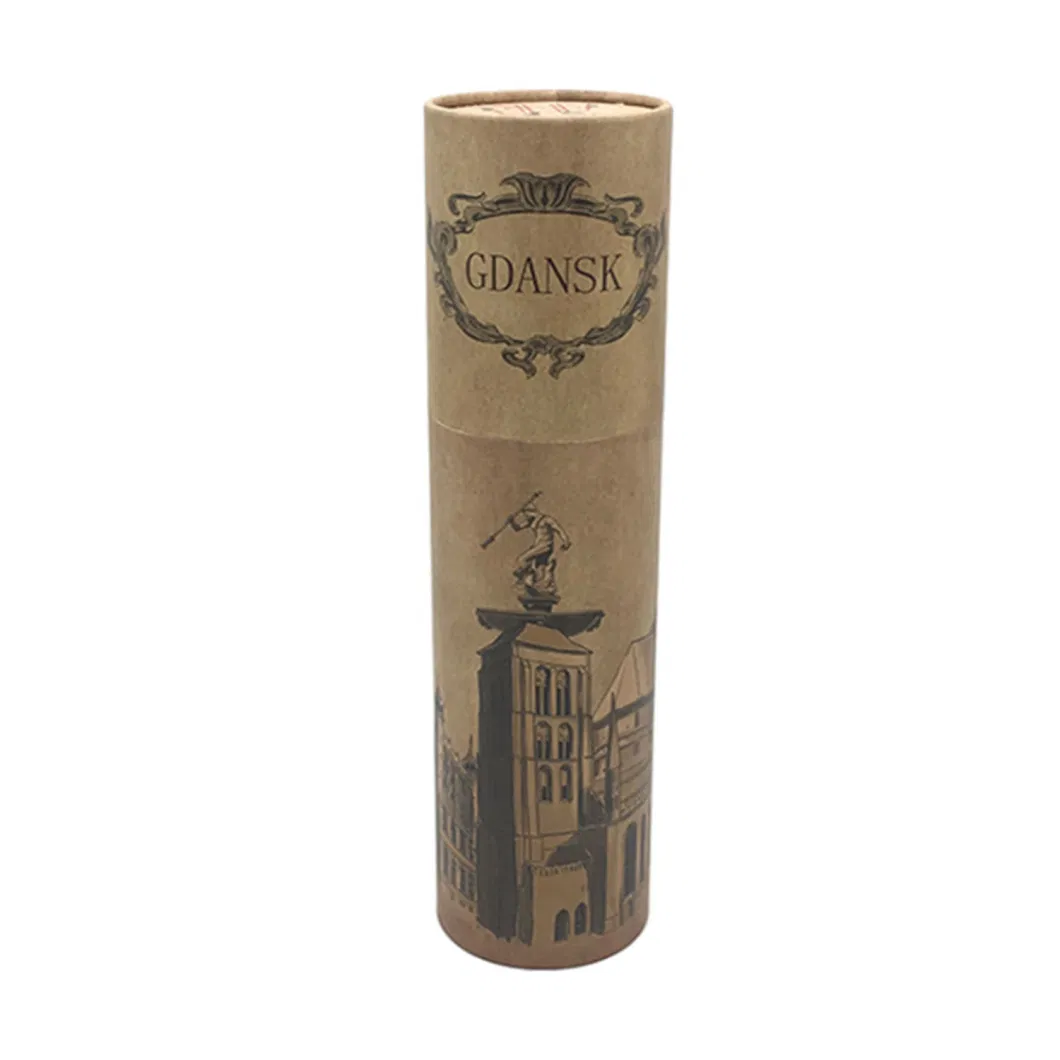 High Quality Wholesale Custom Cheap Firstsail Hair Care Essential Oil Hair Oil Glass Cylinder Packaging Tube Paper Pink Black Round Rigid Box