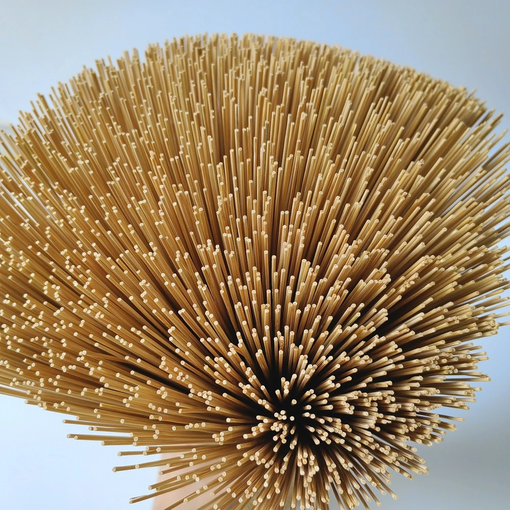 Natural Color Agarbatti 1.4mm 1.6mm 1.3 mm 1.3mm Round Small Bamboo Stick Incense