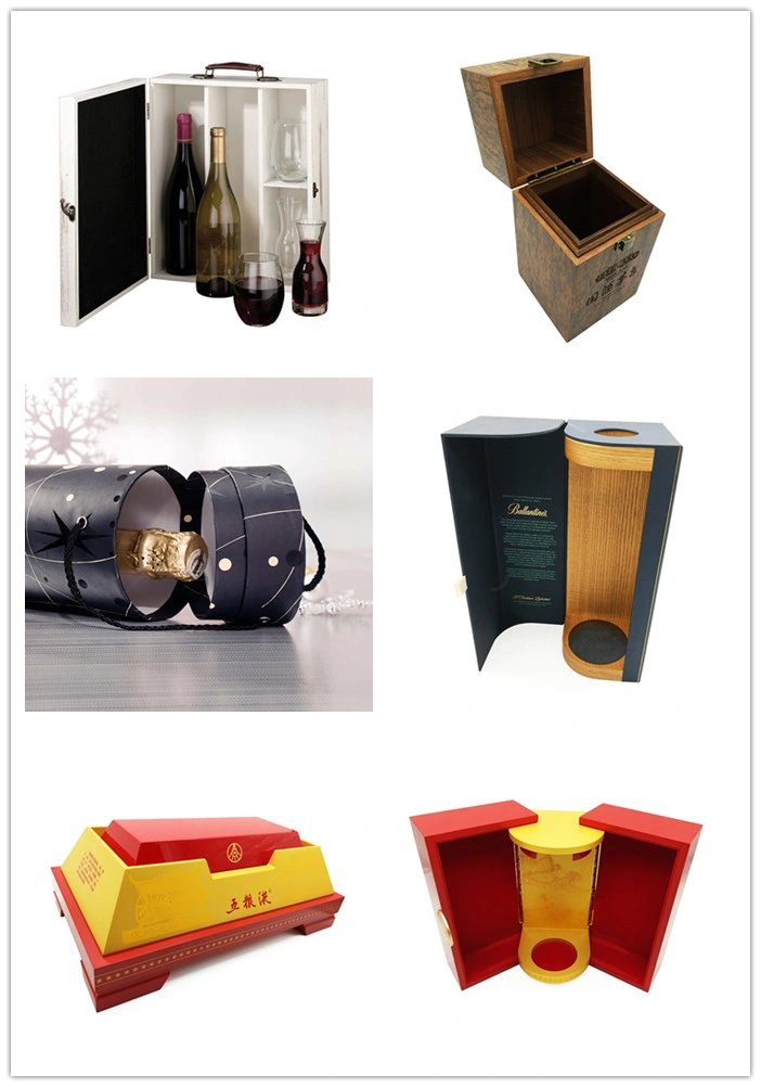 Wooden Packaging Gift Wine Box with Custom Personalized