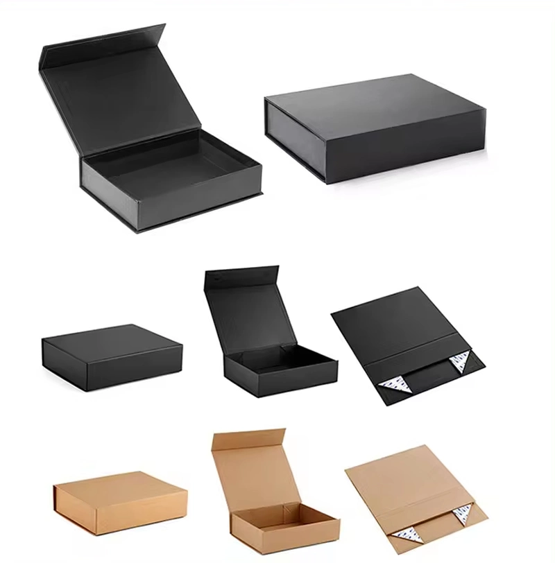 Color Magnetic Book Shape Cardboard Box for Gift Packaging with Logo Cardboard Gift Box Paper Gift Box