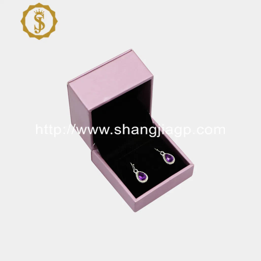 Logo Custom Gift Luxury Leather Small Box Jewelry Boxes Packaging