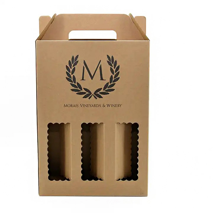 Custom Black Whisky Alcohol Drink Bottle Spirit Gift Wine Packaging Box