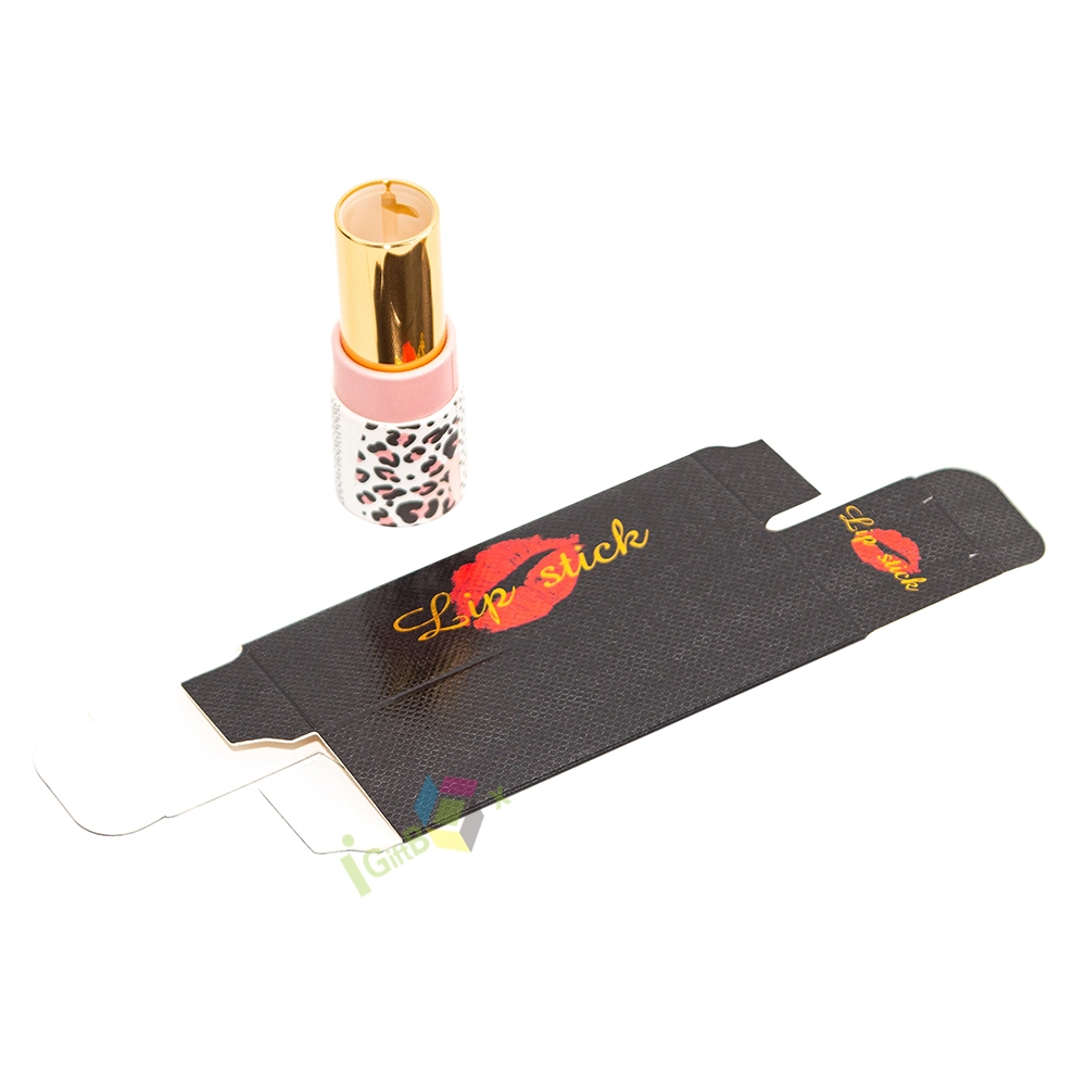 Fancy Paper Custom Luxury Cosmetic Packaging Box Small Lipstick Folding Box
