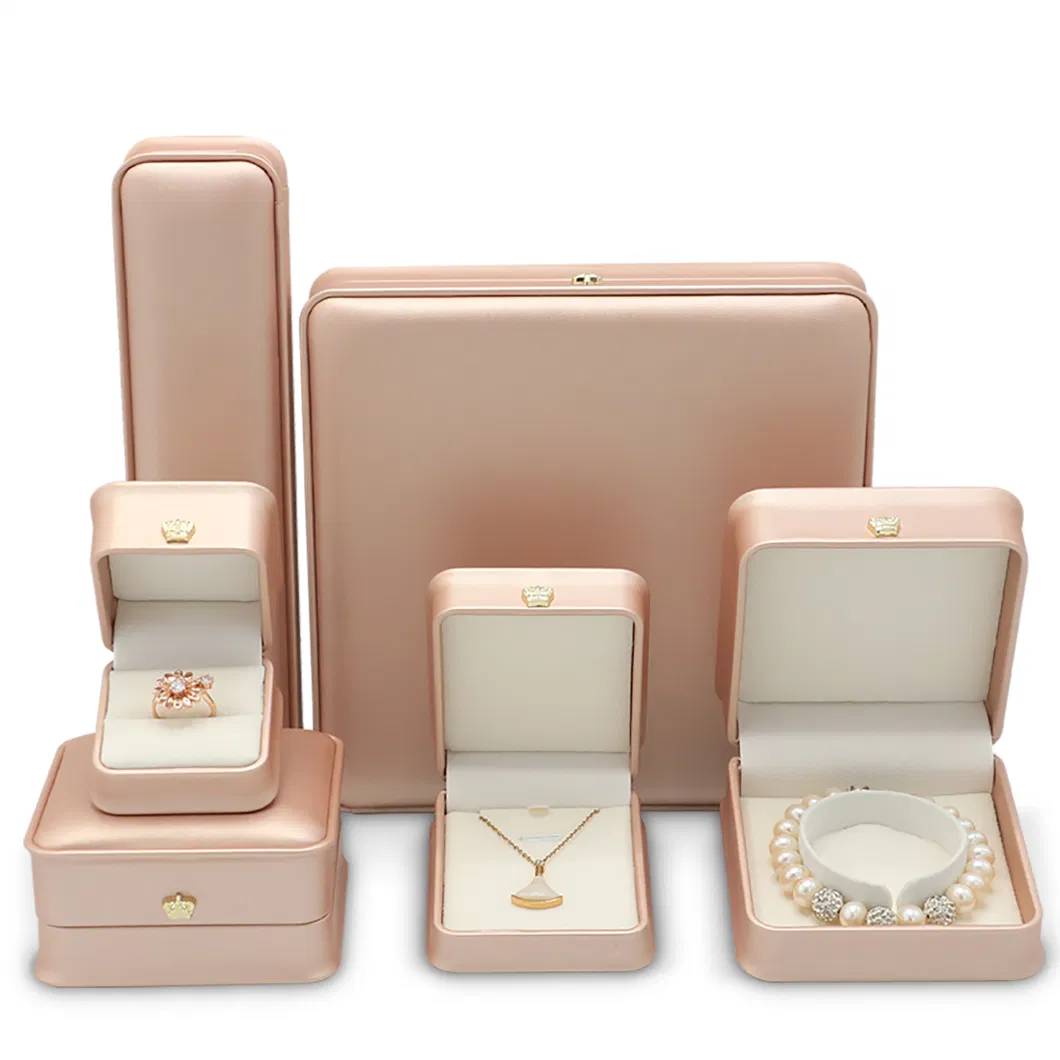 ODM/ OEM PU Leather Jewelry Box with Magnetic Lid