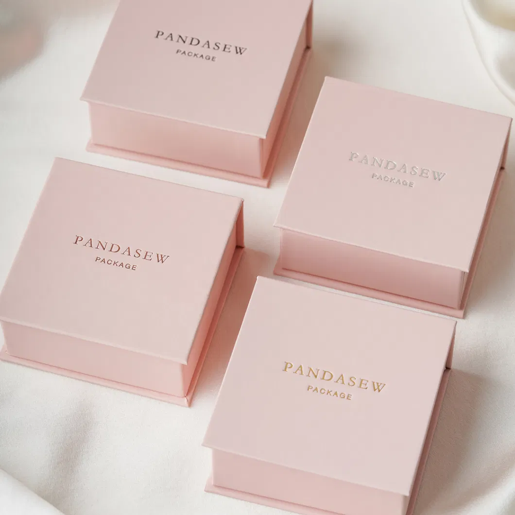 Pandasew 8*8*3.5cm Paper Box Custom Bracelets Watch with Pillow Personalized Logo Jewelrybox