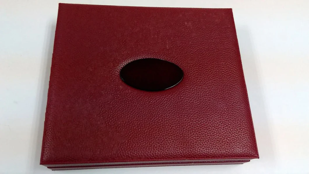 Wine Red Leather Jewelry Box/Wooden Gift Box