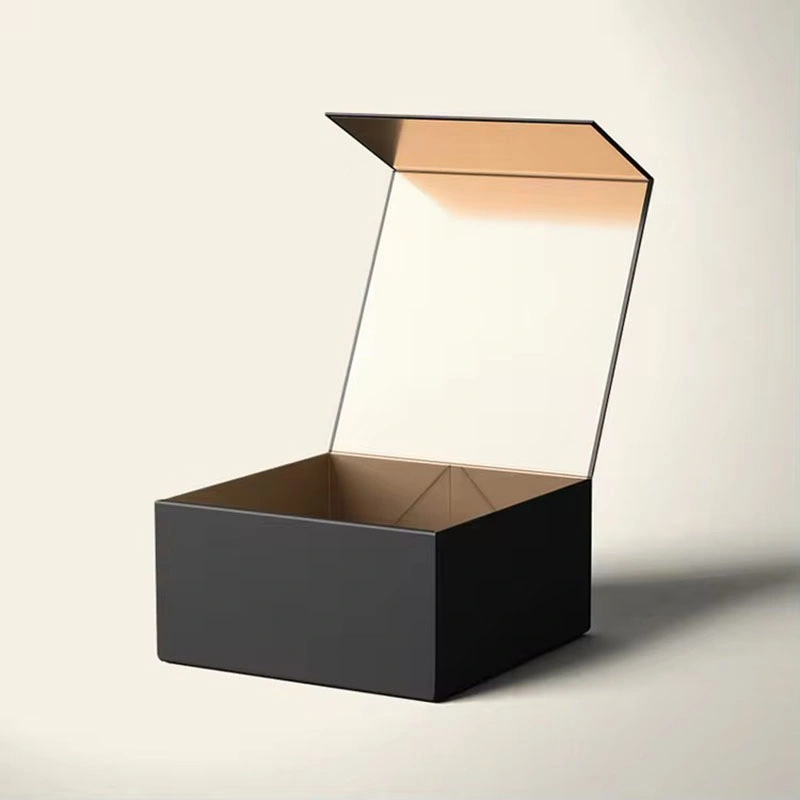 Customized Closure Foldable Magnetic Lid Clamshell Luxury Gift Cardboard Box