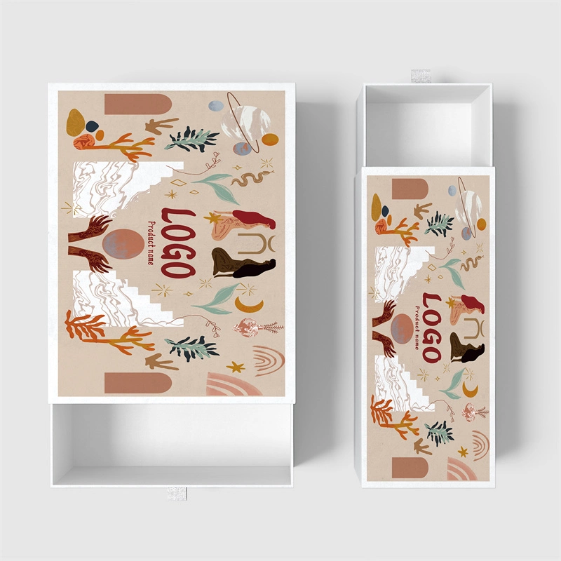 Accept Custom Order Design Printing Pattern Logo Different Size Jewelry Watch Bracelet Storage Drawer Paper Box Recyclable Paperboard Gift Belt Box
