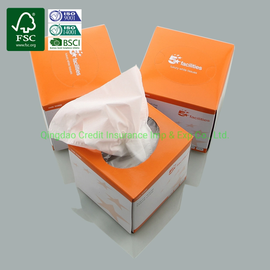 Ecological Wood Made Soft Pack Facial Tissue Bamboo Facial Tissue