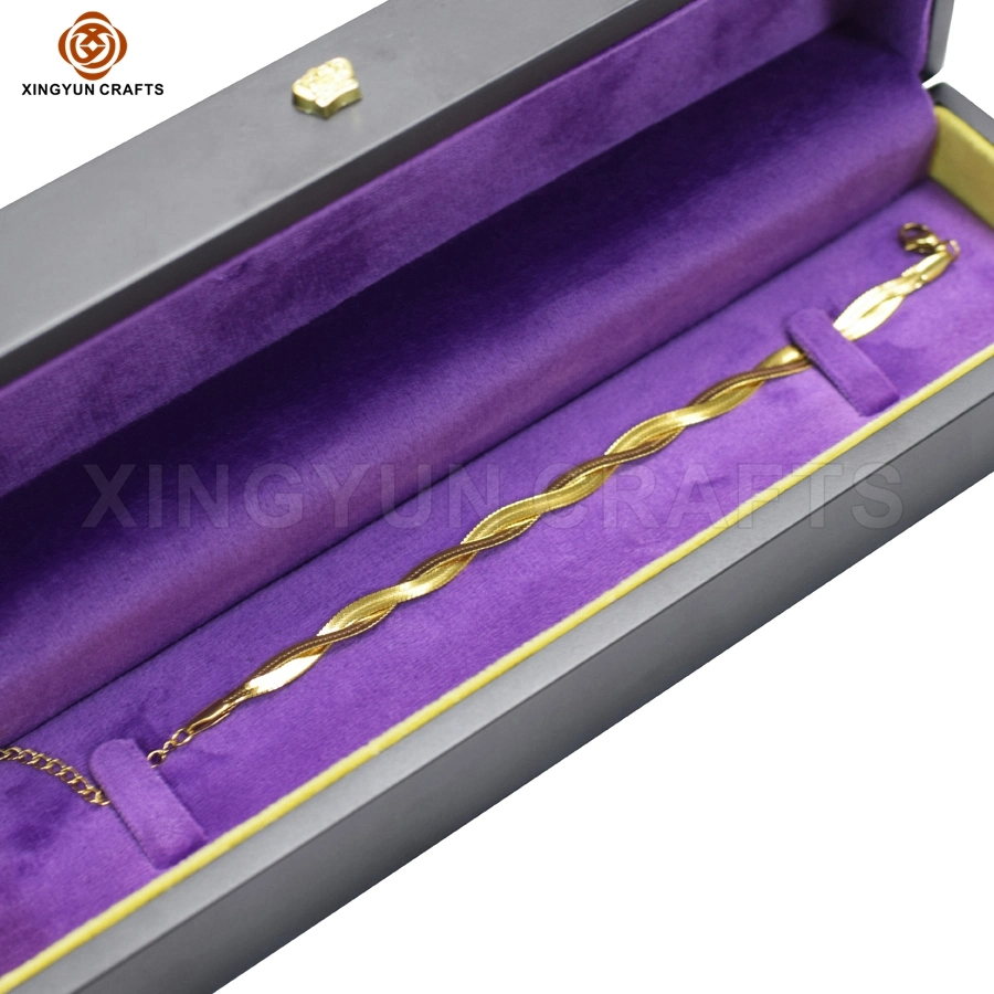 2022 New Personalized Wooden Jewelry Packaging Box Luxury Diamond Jewel Bracelet Watch Package Box Wood Gift Box