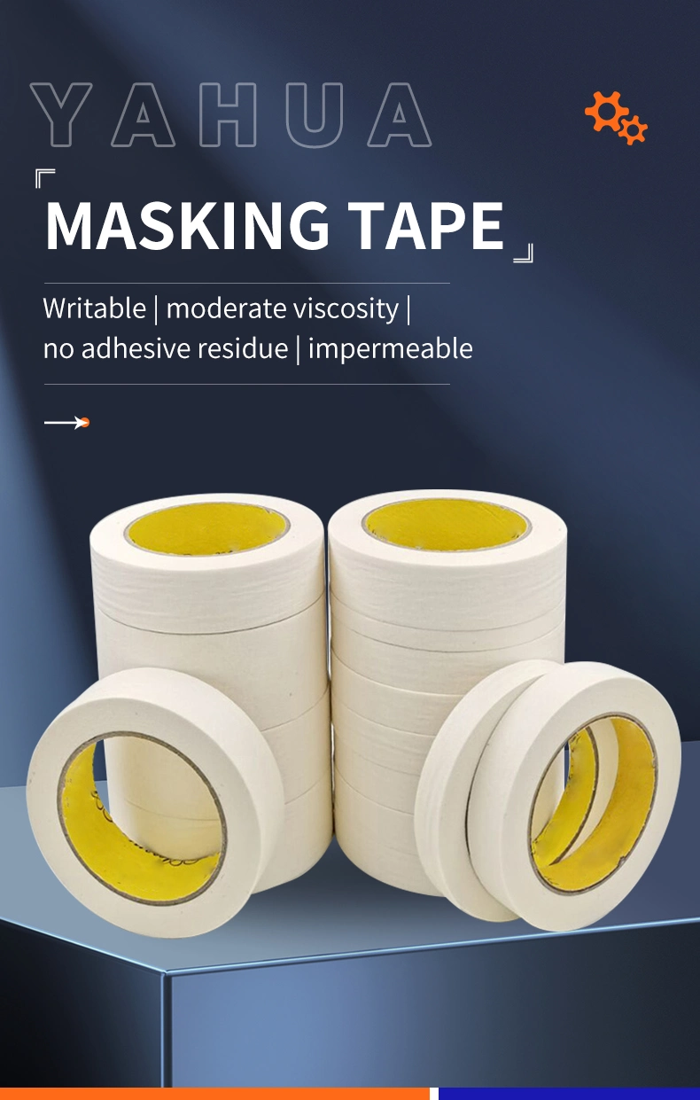 Water Acrylic Glue Orange Waterproof Masking Painted Adhesive Washi Paper Tape