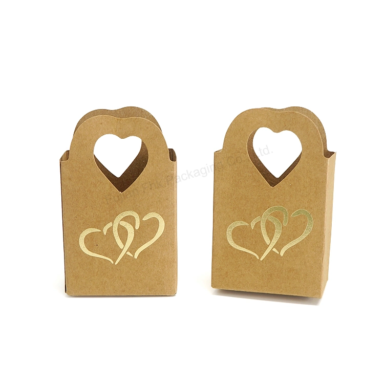 New Trend Reasonable Price Heart Shape Handle Small Gift Box for Candy