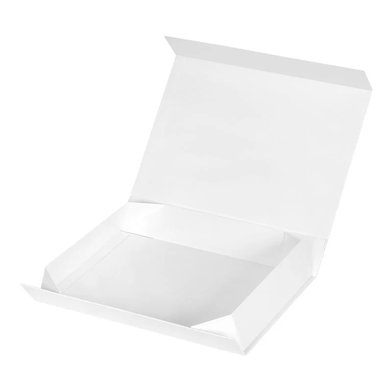 Luxury Book Shaped Rigid Cardboard Foldable Gift Box Custom Print Paper Magnetic Gift Box