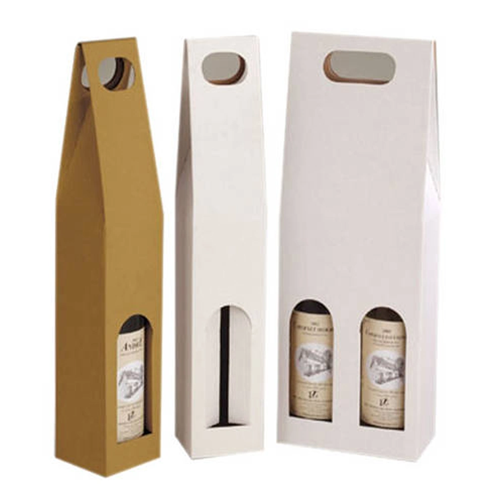 Custom Red Wine Glass Box 3 Bottle Packaging Gift Beer Carton Luxury Shipping Paper Cardboard Wine Boxes