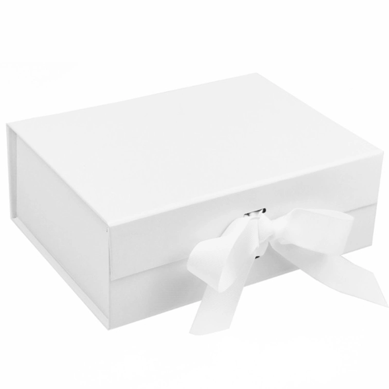 Custom Luxury Valentine′ S Day Packaging Foldable Magnetic Closure Gift Box with Lid and Ribbon